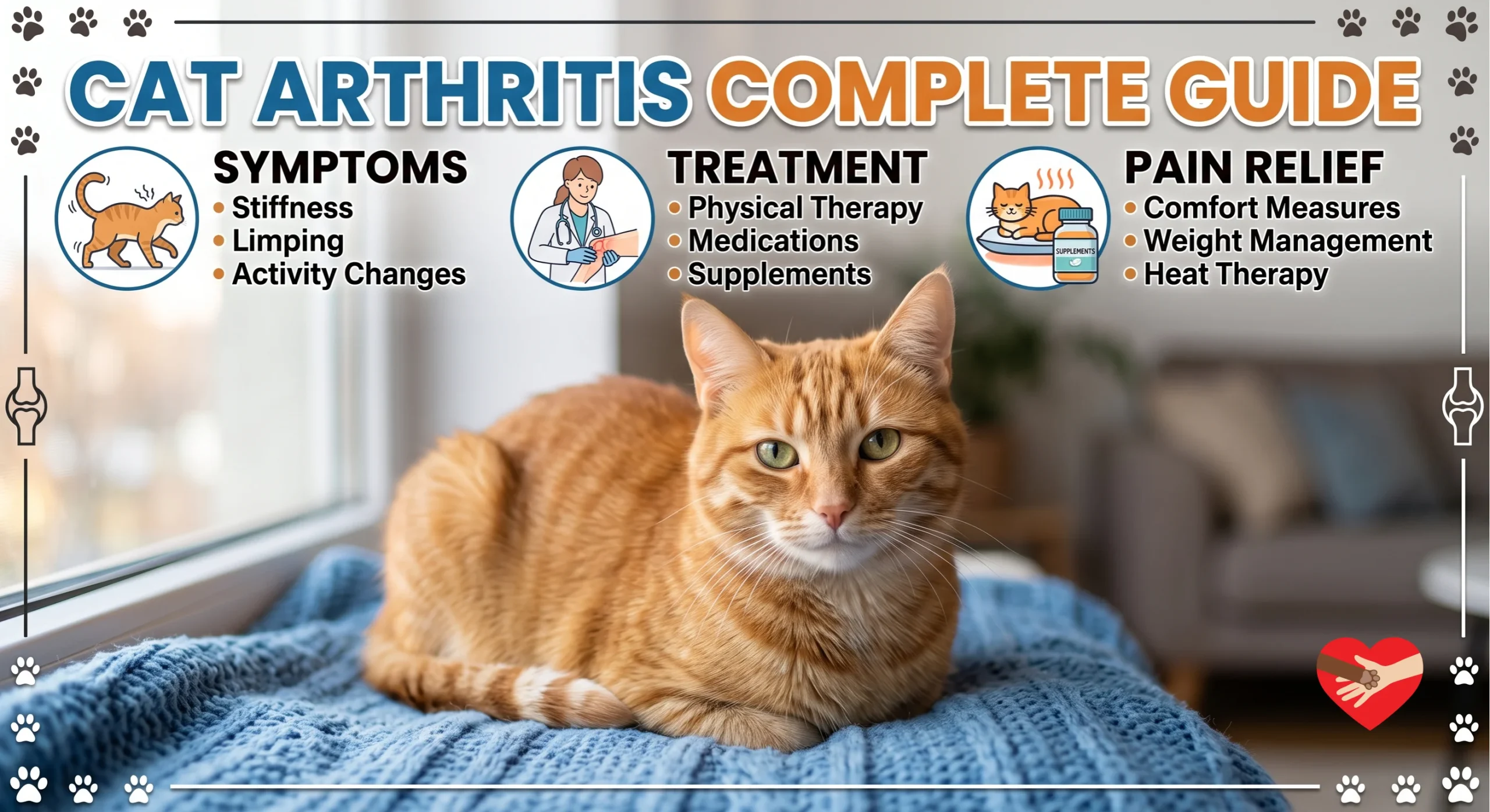Cat Arthritis Complete Guide Symptoms Treatment Pain Relief