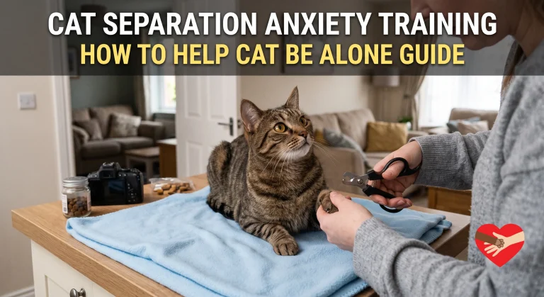 Cat Separation Anxiety Training How to Help Cat Be Alone Guide