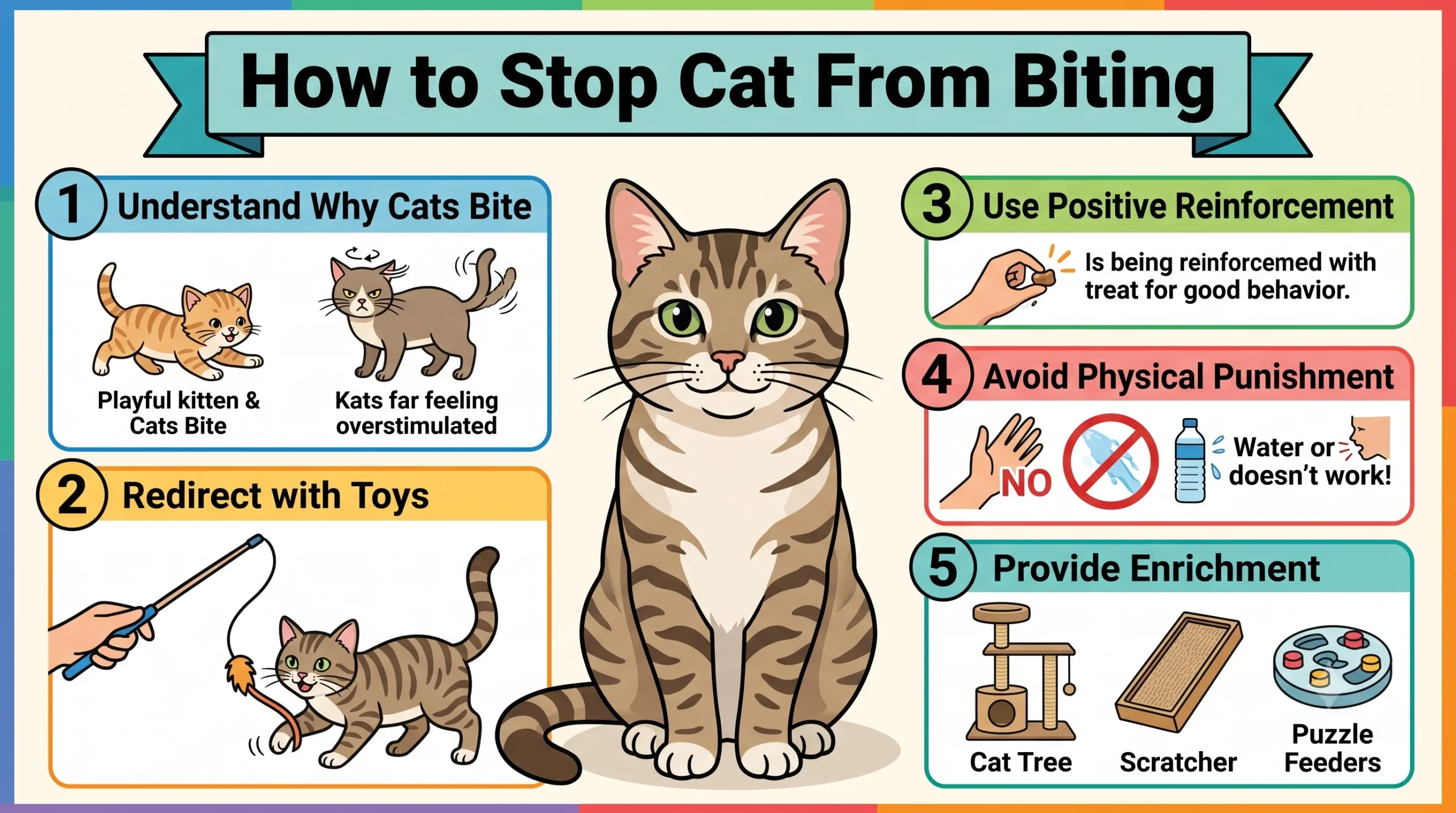 How to Stop Cat From Biting